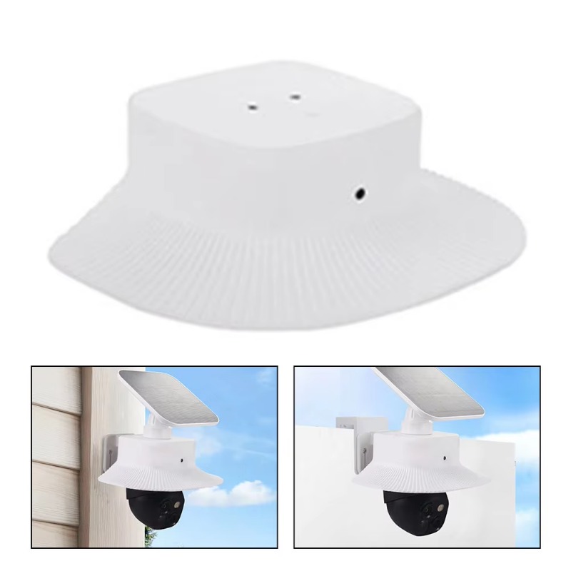 Eufy Camera S340 - Eufy S340セキュリティカメラ用、ABS製耐候性保護カバー。雨や日差しから保護し、屋外での使用に適しています。白色、サイズ：18×14×6cm。