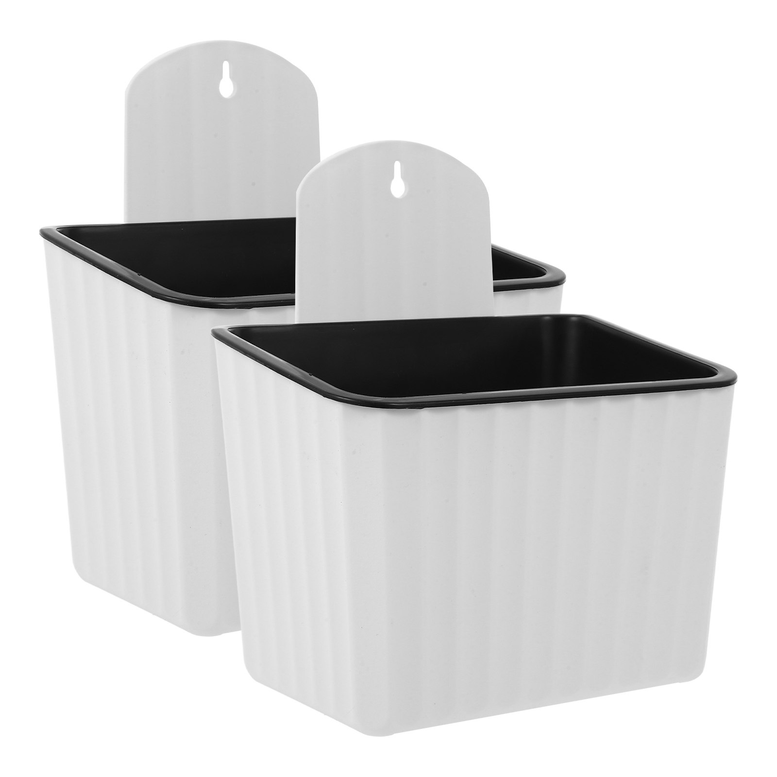 自動給水機能付きの壁掛け式プランター2個セット。屋内・屋外で - Self Watering Planter のレビューと価格