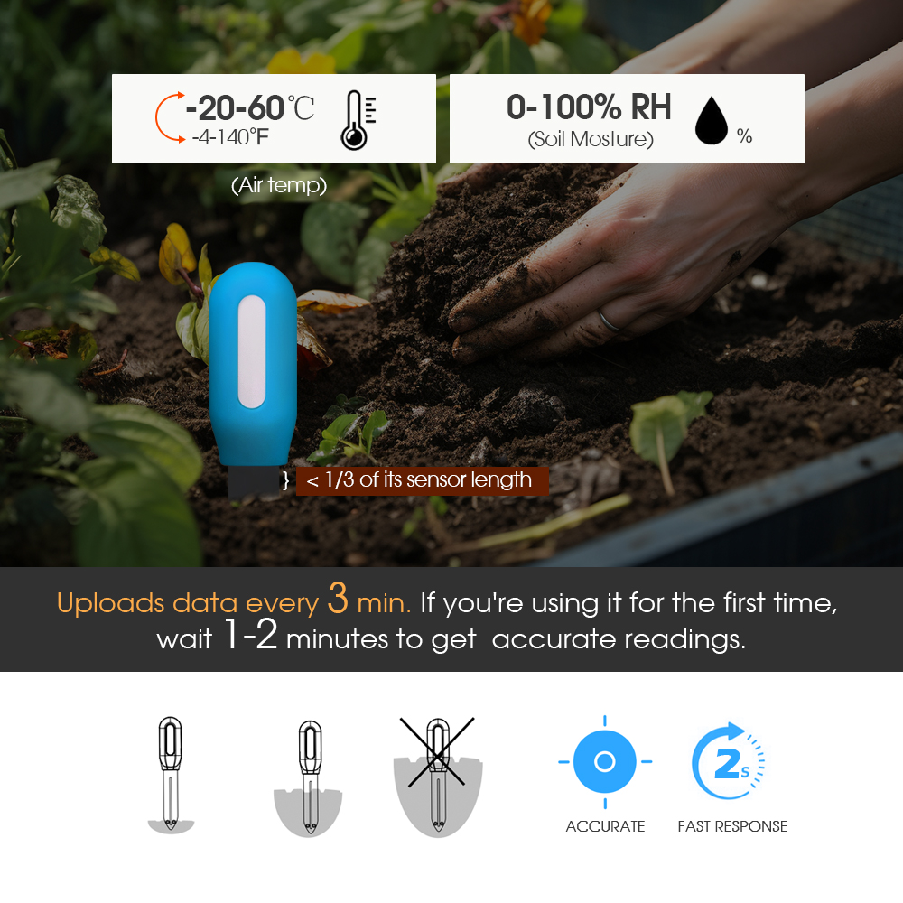 スマート Zigbee 土壌センサー 家庭菜園 温室 植物  - Plant Sensor のレビューと価格