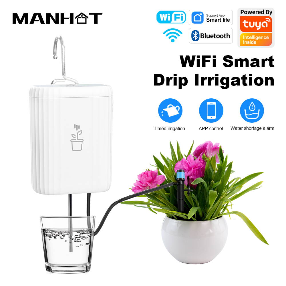 WiFiスマート点滴灌漑自動庭園植物花水やりシステムスプリン - Smart Garden System のレビューと価格