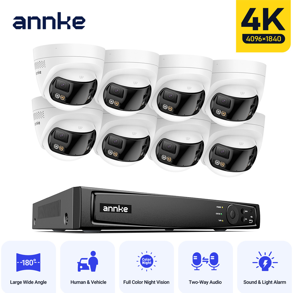 ANNKE 4K 屋外ビデオセキュリティカメラシステム 18 - Garden Camera のレビューと価格
