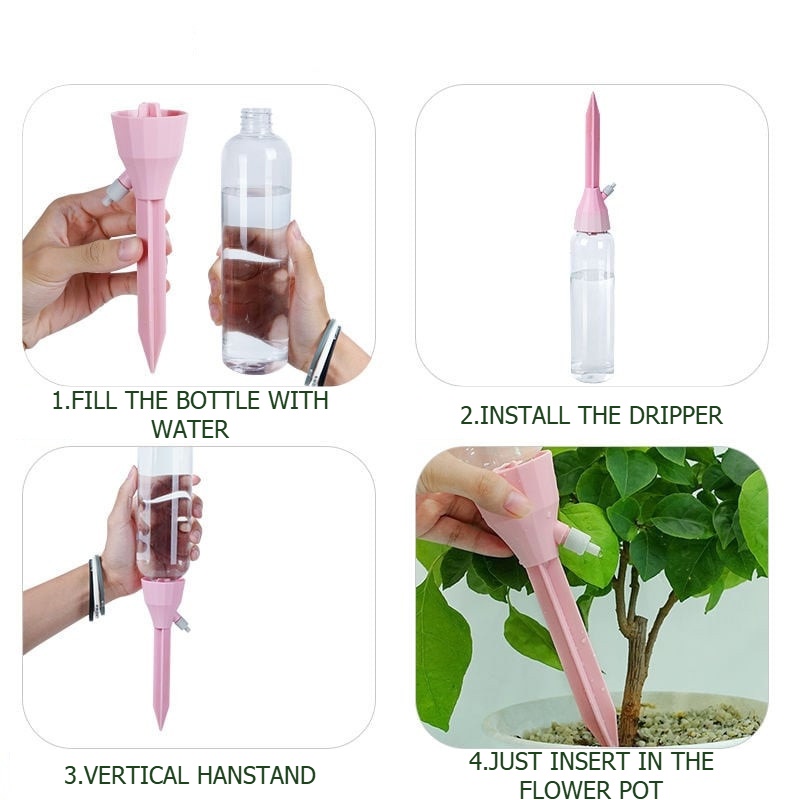 自動点滴灌漑システム 調整可能な水滴器 自動給水 観葉植物  - Plant Sensor のレビューと価格