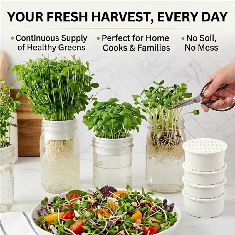 AB34 ミニ野菜プランター キッチン用室内ガーデニングキッ - Indoor Garden Kit のレビューと価格