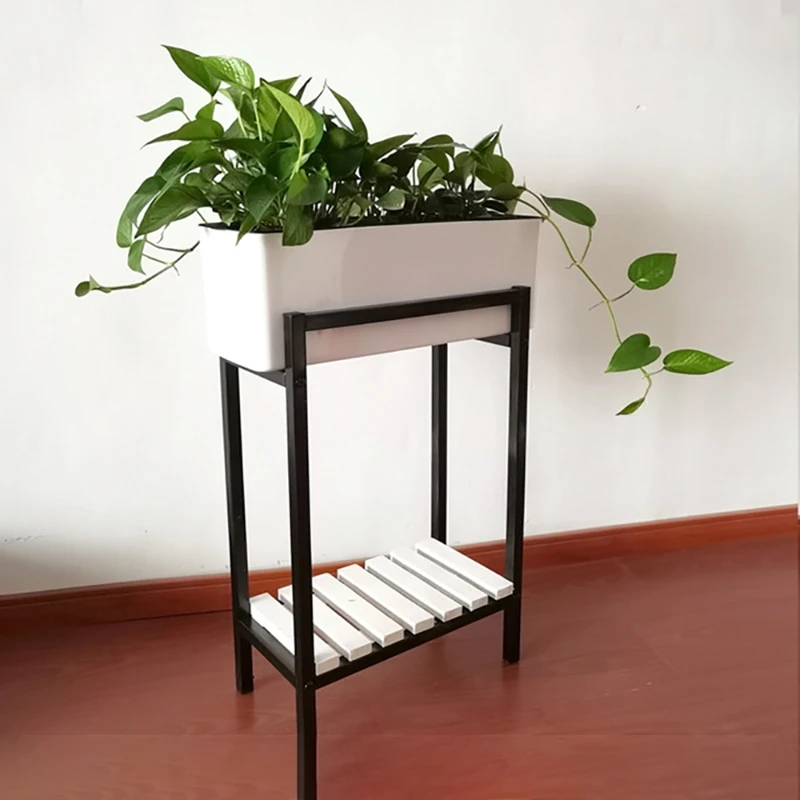 長方形怠惰な植木鉢鉢植え水耕プラスチック植木鉢 + 水位イン - Hydroponic Grow Pod のレビューと価格