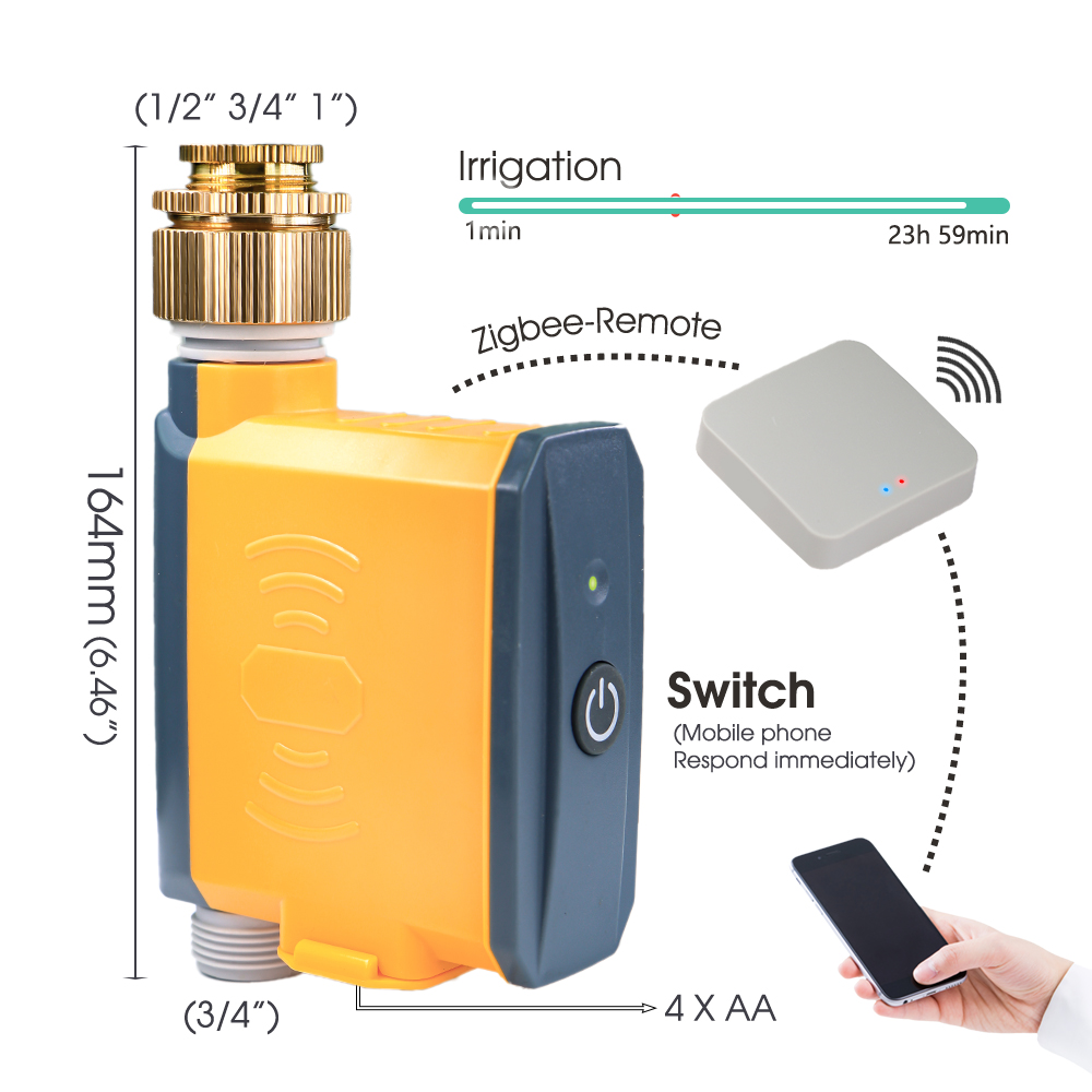 20mガーデンZigbeeタイマー、複数種類のスプリンクラー - Smart Garden Kit のレビューと価格